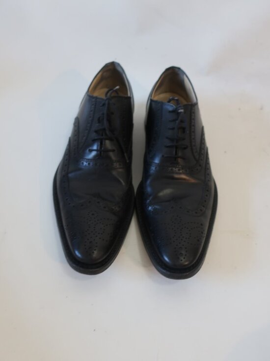 Mens Dolce & Gabbana Black Leather Oxford Lace Up Derby Shoes 10 main image 9